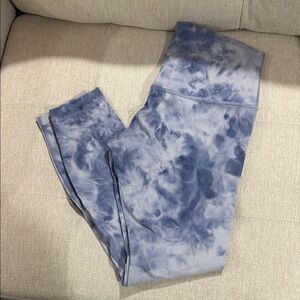 Lululemon Align blue Tie-Dye Leggings